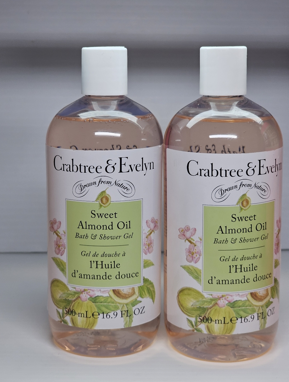 2 Crabtree & Evelyn Sweet Almond Oil Bath Gel